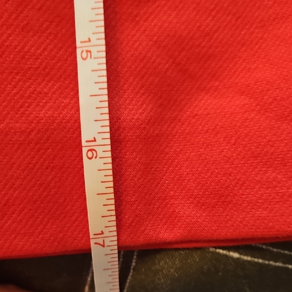LOFT Red A-Line Mini Skirt with Pocket Detail - Picture 5 of 6